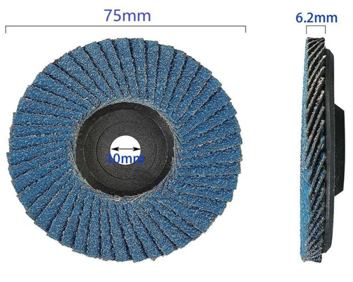 3 Inch Flat 75mm Grinding Wheels Wood Cutting Carbon Steel for Angle Grinder Sanding Polishing Tool Accessoris