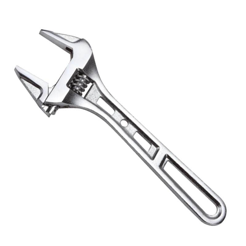 Light Duty Adjustable Wrench, Wide Opening