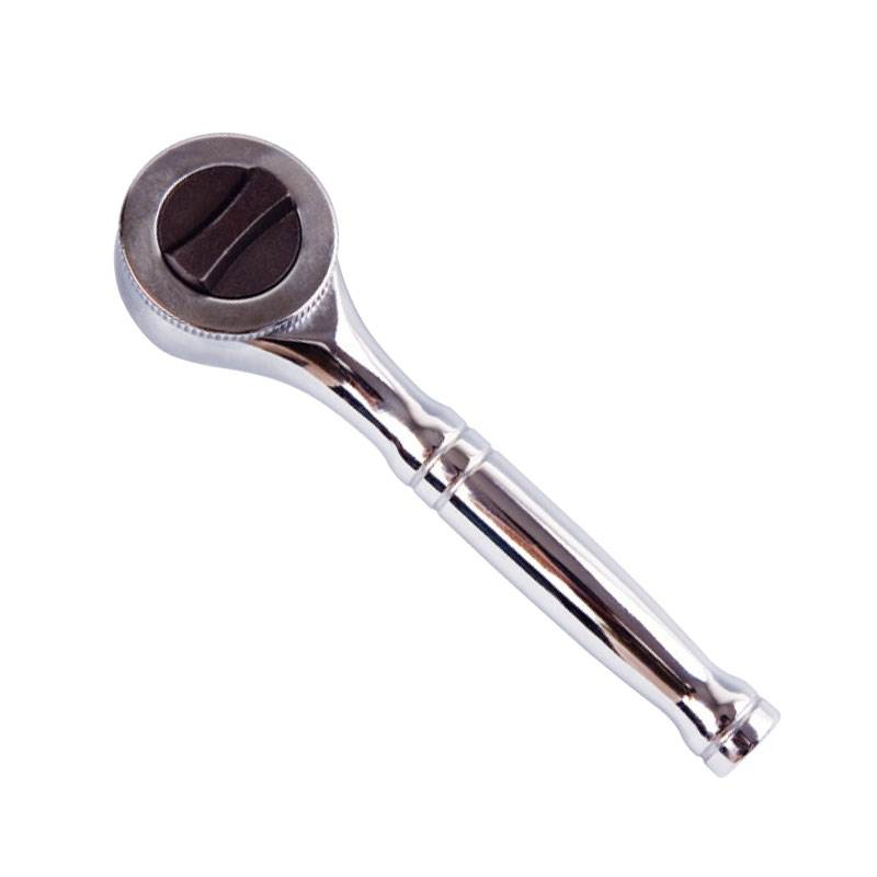Stubby Ratchet Wrench, Round Handle, 1/4″ 43 Teeth, 3/8″ 41 Teeth, 1/2″ 45 Teeth