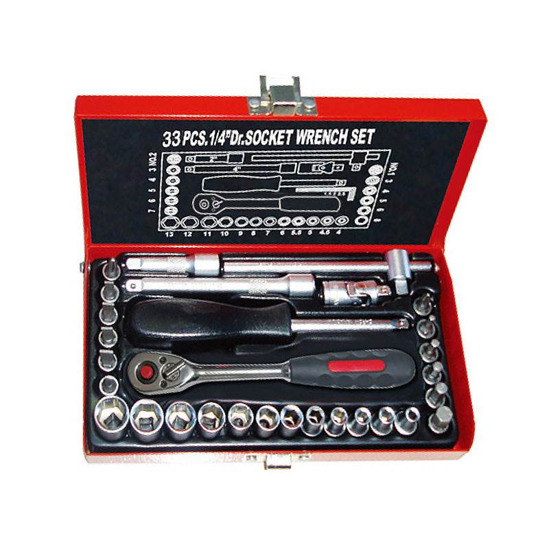 33PCS.1/4″ Dr.Socket Wrench Set, ITEM NO.:TKT1-33(TK-010)