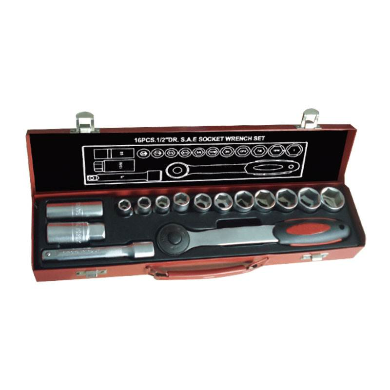 15PCS.1/2″ Dr.Socket Wrench Set, ITEM NO.:TKT6-15(TK-070)