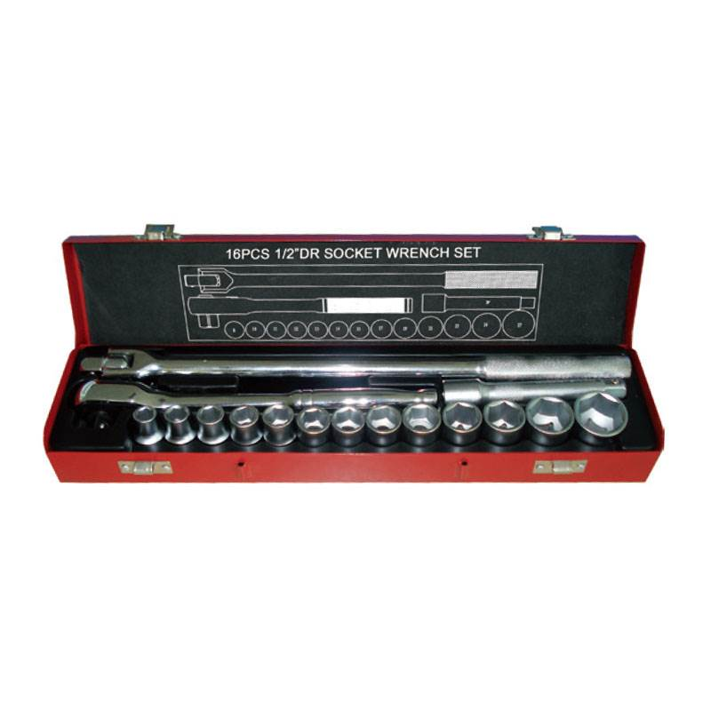 16PCS.1/2″ Dr.Socket Wrench Set, ITEM NO.:TKT6-16(TK-073)