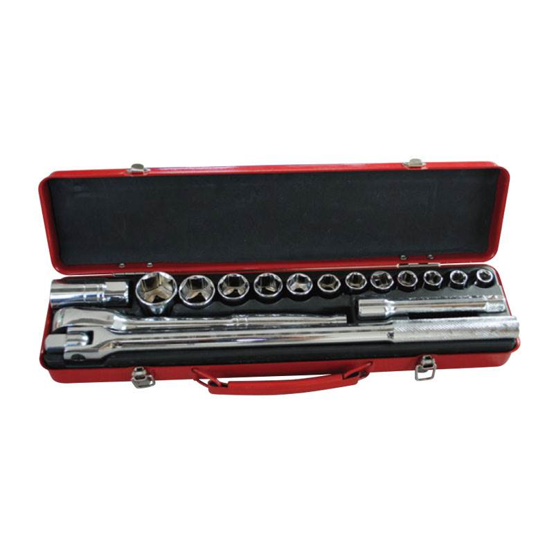 16PCS.1/2″ Dr.Socket Wrench Set,Cold Forming Box, ITEM NO.:TKT13-16