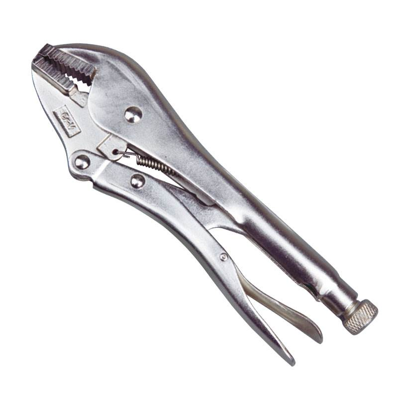 Locking Pliers, Straight Welded Jaw, Without Wire Cutter