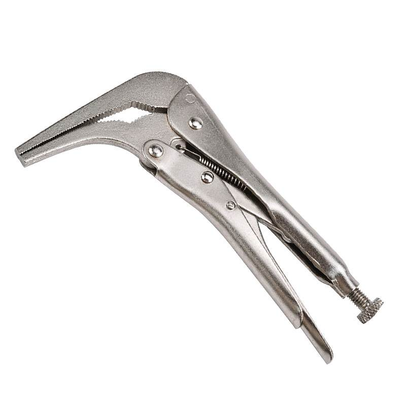 Locking Pliers,Long Nose With 90° Angle For Narrow Space