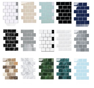 3D Waterproof Self Adhesive Wall Tile