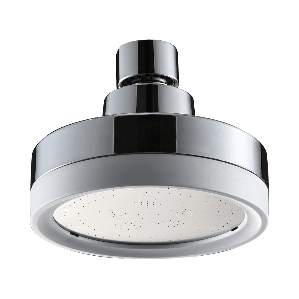 90mm Single Function Chromed With Stainless Steel Face Showerhead