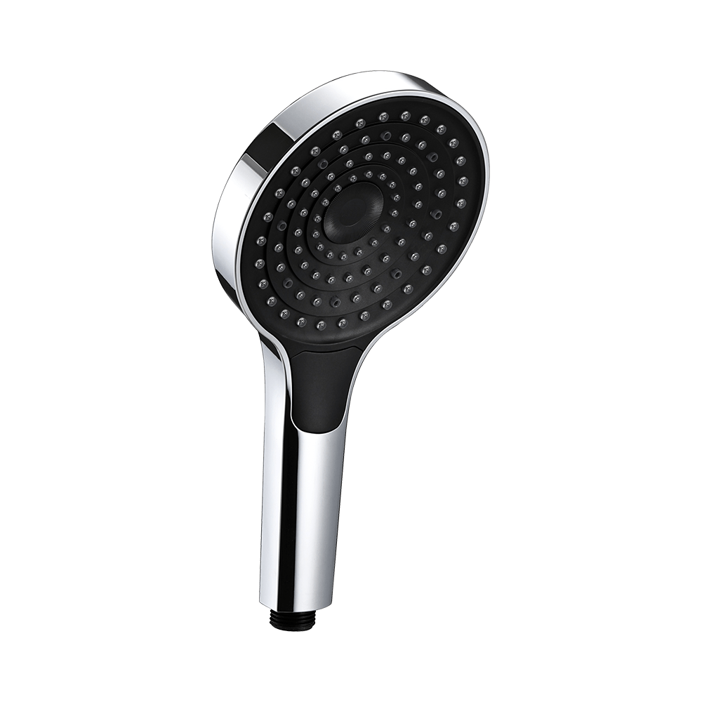 3jet 130mm KTW BWGL Chrome With Black Surface Home Hand Shower